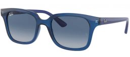 Gafas Junior - Ray-Ban® Junior Collection - RJ9071S - 70624L TRANSPARENT BLUE // LIGHT GREY GRADIENT DARK BLUE