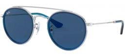 Gafas Junior - Ray-Ban® Junior Collection - RJ9647S - 212/80 SILVER BLUE // DARK BLUE