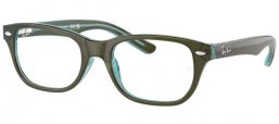 Lunettes Junior - Ray-Ban® Junior Collection - RY1555 - 3946  TOP GREEN ORANGE LIGHT BLUE