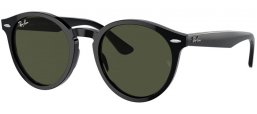 Lunettes de soleil - Ray-Ban® - Ray-Ban® RB7680S LARRY - 901/31  BLACK // GREEN