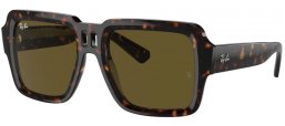 Sunglasses - Ray-Ban® - Ray-Ban® RB4408 MAGELLAN - 135973  HAVANA // DARK BROWN