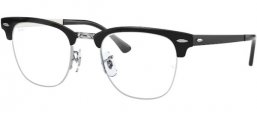 Lunettes de vue - Ray-Ban® - RX3716VM CLUBMASTER METAL - 2861 BLACK ON SILVER