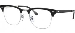 Frames - Ray-Ban® - RX3716VM CLUBMASTER METAL - 2861 BLACK ON SILVER