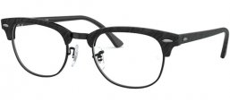 Frames - Ray-Ban® - RX5154 CLUBMASTER - 8049 TOP WRINKLED BLACK ON BLACK