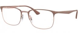 Lunettes de vue - Ray-Ban® - RX6421 - 2973 BEIGE ON COPPER