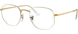 Monturas - Ray-Ban® - RX6448 - 3104 WHITE ON LEGEND GOLD