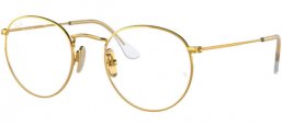 Monturas - Ray-Ban® - RX8247V ROUND - 1225 LEGEND GOLD