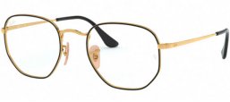 Monturas - Ray-Ban® - RX6448 - 2991 TOP BLACK ON GOLD