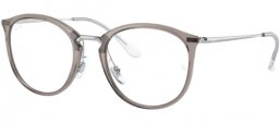 Lunettes de vue - Ray-Ban® - RX7140 - 8125 TRANSPARENT GREY