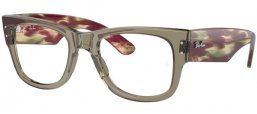 Monturas - Ray-Ban® - RX0840V MEGA WAYFARER - 8297  TRANSPARENT GREEN