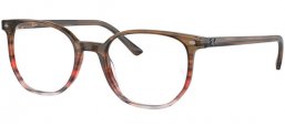 Monturas - Ray-Ban® - RX5397 ELLIOT - 8251  STRIPED BROWN AND RED