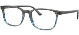 Lunettes de vue - Ray-Ban® - RX5418 - 8254  STRIPED GREY AND BLUE