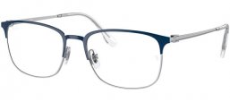 Monturas - Ray-Ban® - RX6494 - 3155  BLUE ON SILVER