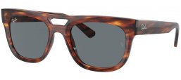 Sunglasses - Ray-Ban® - Ray-Ban® RB4426 PHIL - 139880  STRIPED HAVANA // DARK BLUE