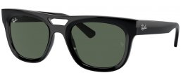 Sunglasses - Ray-Ban® - Ray-Ban® RB4426 PHIL - 667771  BLACK // DARK GREEN