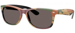 Sunglasses - Ray-Ban® - Ray-Ban® RB2132 NEW WAYFARER - 6822B1  CAMOUFLAGE GREEN // DARK GREY