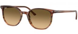 Gafas de Sol - Ray-Ban® - Ray-Ban® RB2197 ELLIOT - 13920A  STRIPED BROWN GREEN // BLACK GRADIENT BROWN