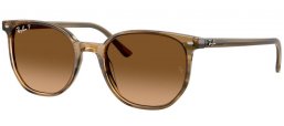 Gafas de Sol - Ray-Ban® - Ray-Ban® RB2197 ELLIOT - 1439M2  STRIPED GREEN // BROWN GRADIENT POLARIZED