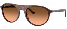 Sunglasses - Ray-Ban® - Ray-Ban® RB2215 - 14293B  RED HAVANA // BLACK GRADIENT PINK