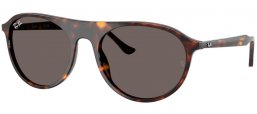 Sunglasses - Ray-Ban® - Ray-Ban® RB2215 - 902/B1 HAVANA // DARK GREY