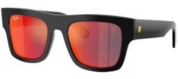 Sunglasses - Ray-Ban® - Ray-Ban® RB2217M - F6016P  BLACK // BLUE RED MIRROR GREY