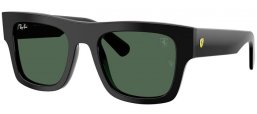 Sunglasses - Ray-Ban® - Ray-Ban® RB2217M - F60171  BLACK // DARK GREEN