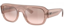 Gafas de Sol - Ray-Ban® - Ray-Ban® RB2218 - 67278Z  TRANSPARENT LIGHT BROWN // LIGHT BROWN MIRROR SILVER