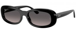 Gafas de Sol - Ray-Ban® - Ray-Ban® RB2221 - 901/M3 BLACK // GREY GRADIENT POLARIZED
