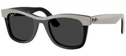 Gafas de Sol - Ray-Ban® - Ray-Ban® RB2240  WAYFARER - 144248  GREY ON BLACK // BLACK POLARIZED