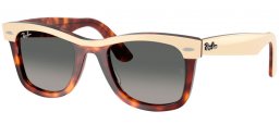 Gafas de Sol - Ray-Ban® - Ray-Ban® RB2240  WAYFARER - 144371  BEIGE ON HAVANA // GREY GRADIENT