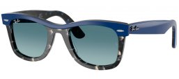 Gafas de Sol - Ray-Ban® - Ray-Ban® RB2240  WAYFARER - 14453M  BLUE ON HAVANA // BLUE GRADIENT GRE