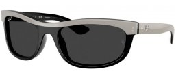 Gafas de Sol - Ray-Ban® - Ray-Ban® RB2489 BALORAMA - 144248  GREY ON BLACK // BLACK POLARIZED