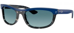 Gafas de Sol - Ray-Ban® - Ray-Ban® RB2489 BALORAMA - 14453M  BLUE ON HAVANA // BLUE GRADIENT GREY