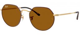 Gafas de Sol - Ray-Ban® - Ray-Ban® RB3565 JACK - 927533  MATTE HAVANA ON MATTE GOLD // BROWN