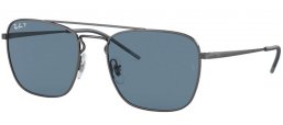 Sunglasses - Ray-Ban® - Ray-Ban® RB3588 - 92492V GUNMETAL // DARK BLUE POLARIZED