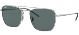 Lunettes de soleil - Ray-Ban® - Ray-Ban® RB3588 - 925181 SILVER // GREY POLARIZED