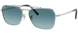 Sunglasses - Ray-Ban® - Ray-Ban® RB3636 NEW CARAVAN - 003/3M SILVER // BLUE GRADIENT