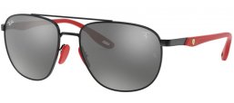 Gafas de Sol - Ray-Ban® - Ray-Ban® RB3659M   - F0026G BLACK // GREY MIRROR SILVER