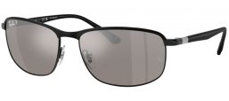 Gafas de Sol - Ray-Ban® - Ray-Ban® RB3671CH - 186/5J  BLACK ON BLACK // GREY GRADIENT MIRROR SILVER POLARIZED