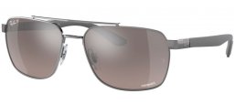 Sunglasses - Ray-Ban® - Ray-Ban® RB3701 - 004/5J GUNMETAL // GREY CHROMANCE POLARIZED