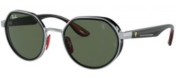 Gafas de Sol - Ray-Ban® - Ray-Ban® RB3703M - F00771 SILVER // DARK GREEN