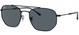 Gafas de Sol - Ray-Ban® - Ray-Ban® RB3707 - 9257R5  BLACK // BLUE ANTIREFLECTION