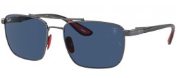 Gafas de Sol - Ray-Ban® - Ray-Ban® RB3715M - F08580  GUNMETAL // DARK BLUE