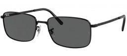 Gafas de Sol - Ray-Ban® - Ray-Ban® RB3717 - 002/B1 BLACK // DARK GREY