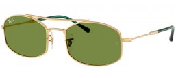 Gafas de Sol - Ray-Ban® - Ray-Ban® RB3719 - 001/4E ARISTA GOLD // GREEN