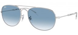 Sunglasses - Ray-Ban® - Ray-Ban® RB3735 BAIN BRIDGE - 003/3F SILVER // BLUE GRADIENT ANTIREFLECTION