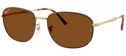 Gafas de Sol - Ray-Ban® - Ray-Ban® RB3754 - 927557  MATTE HAVANA ON MATTE GOLD // BROWN POLARIZED