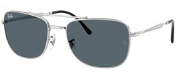 Gafas de Sol - Ray-Ban® - Ray-Ban® RB3755 - 003/R5  SILVER // BLUE