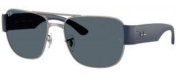 Gafas de Sol - Ray-Ban® - Ray-Ban® RB3756 - 004/R5  GUNMETAL // BLUE