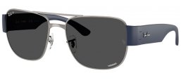 Gafas de Sol - Ray-Ban® - Ray-Ban® RB3756CH - 004/K8  GUNMETAL // DARK GREY POLARIZED